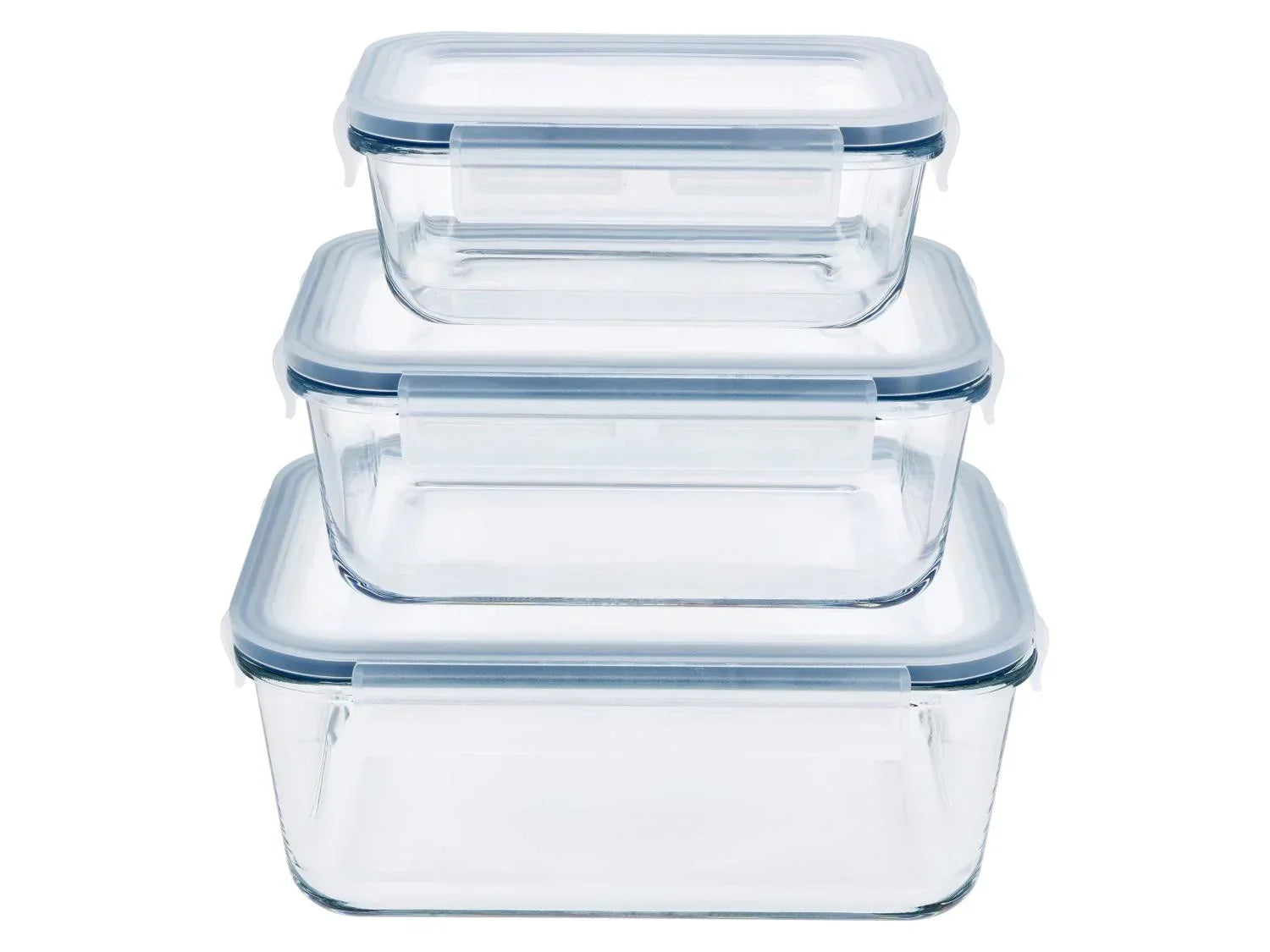 SILVERCREST Set de botes de conservation en verre