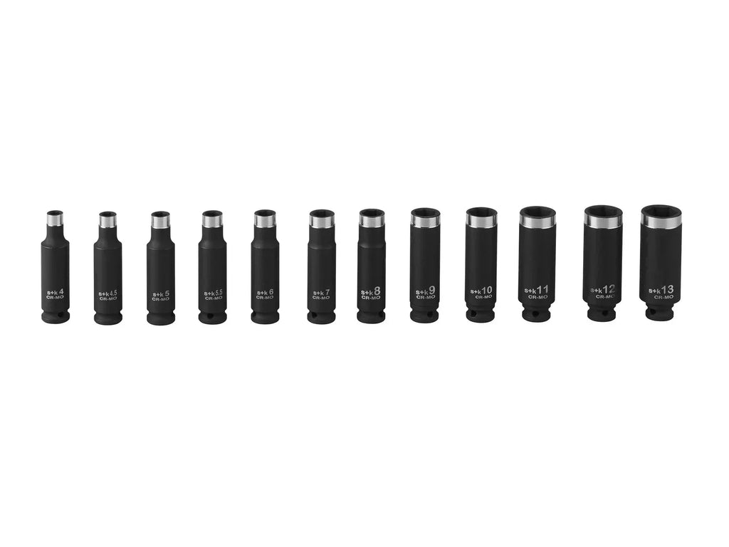 PARKSIDE PERFORMANCE Set de douilles et embouts pour cl  choc, PSS 21 A1, 21 pices
