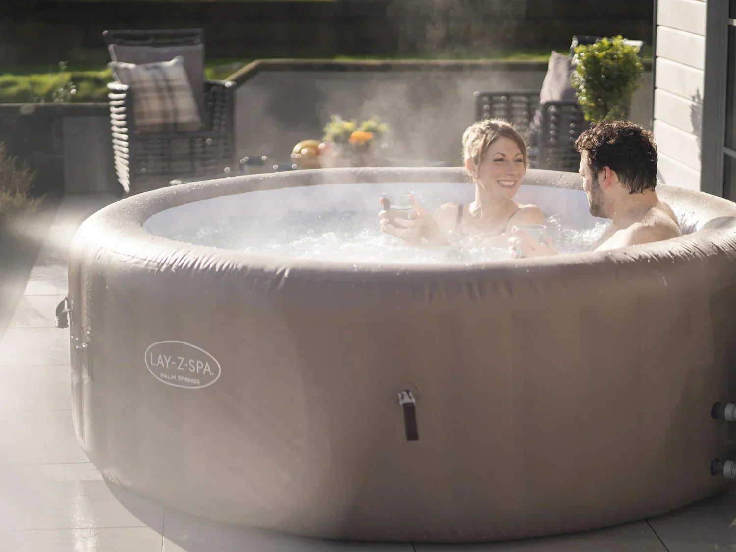 Bestway Spa gonflable LAY-Z SPA Palm Springs AirJet,  196 x 71 cm