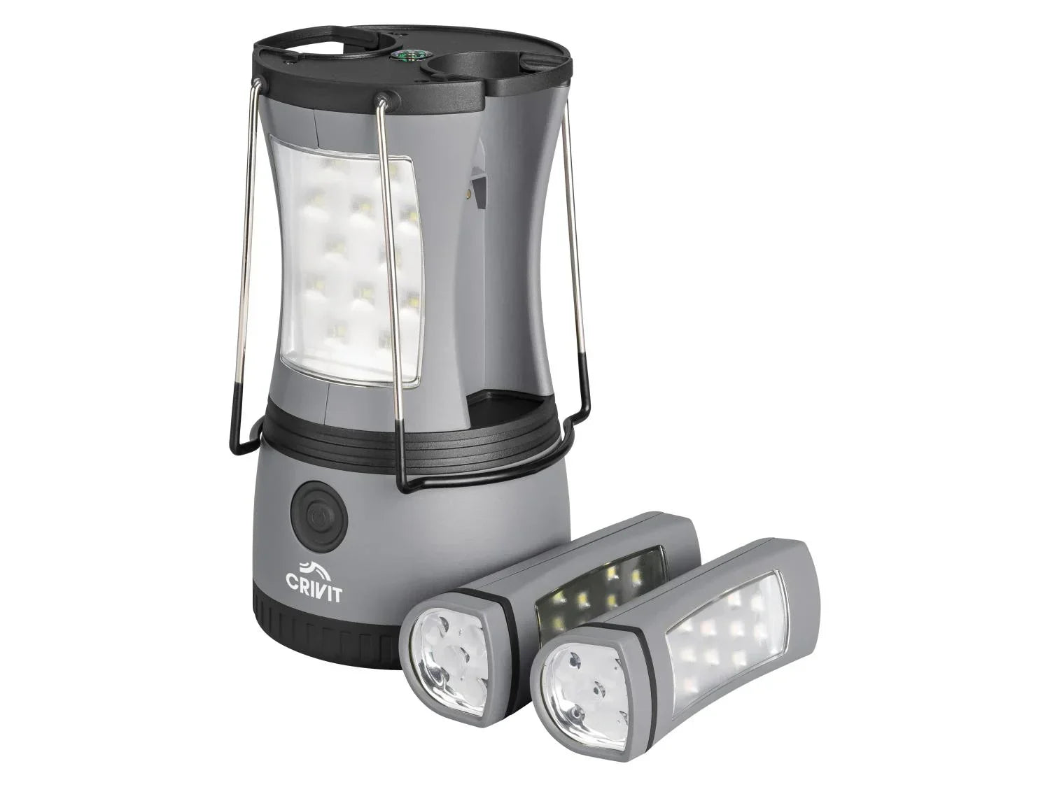 CRIVIT Lampe de camping 2 en 1