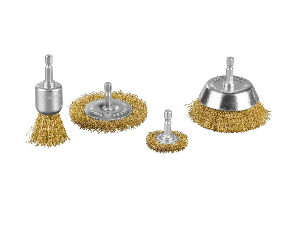 PARKSIDE Jeu de brosses mtalliques / Jeu de polissage / Jeu de brosses en nylon / Pompe pour perceuse, 4 pices / 7 pices / 1 pice