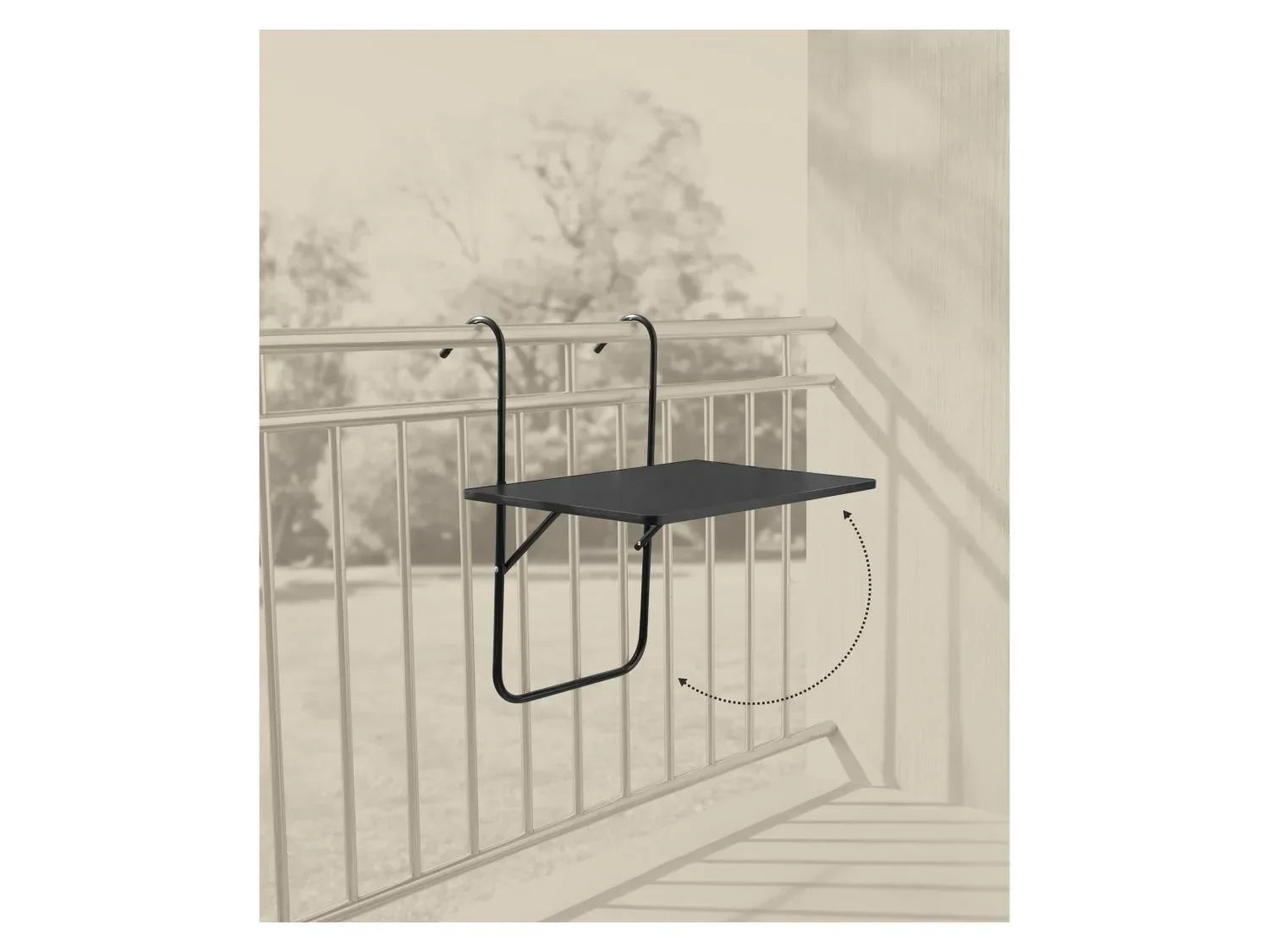 LIVARNO Table de balcon