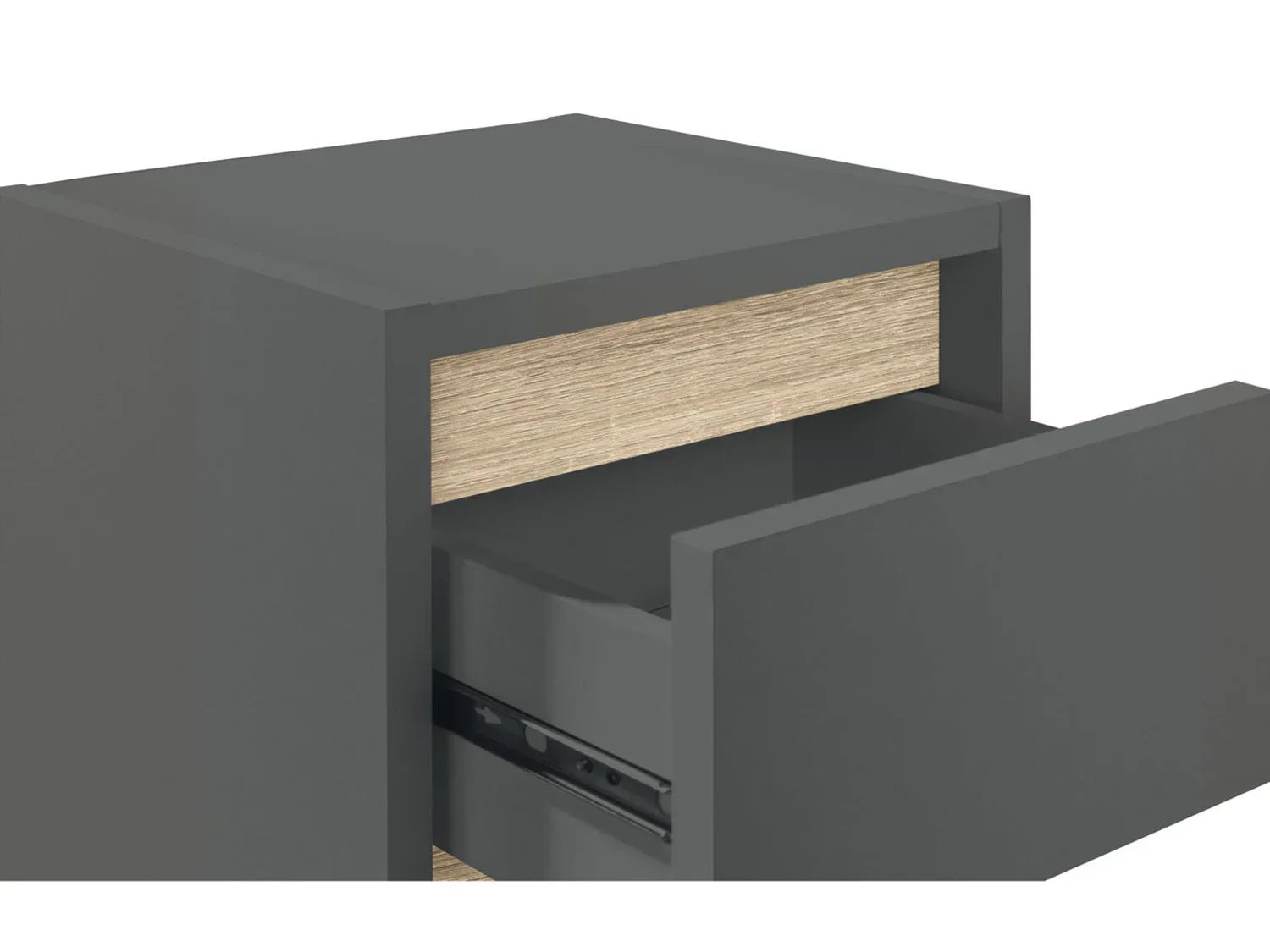 LIVARNO home Armoire latrale de salle de bains Oslo, 32 x 99 x 30 cm, anthracite