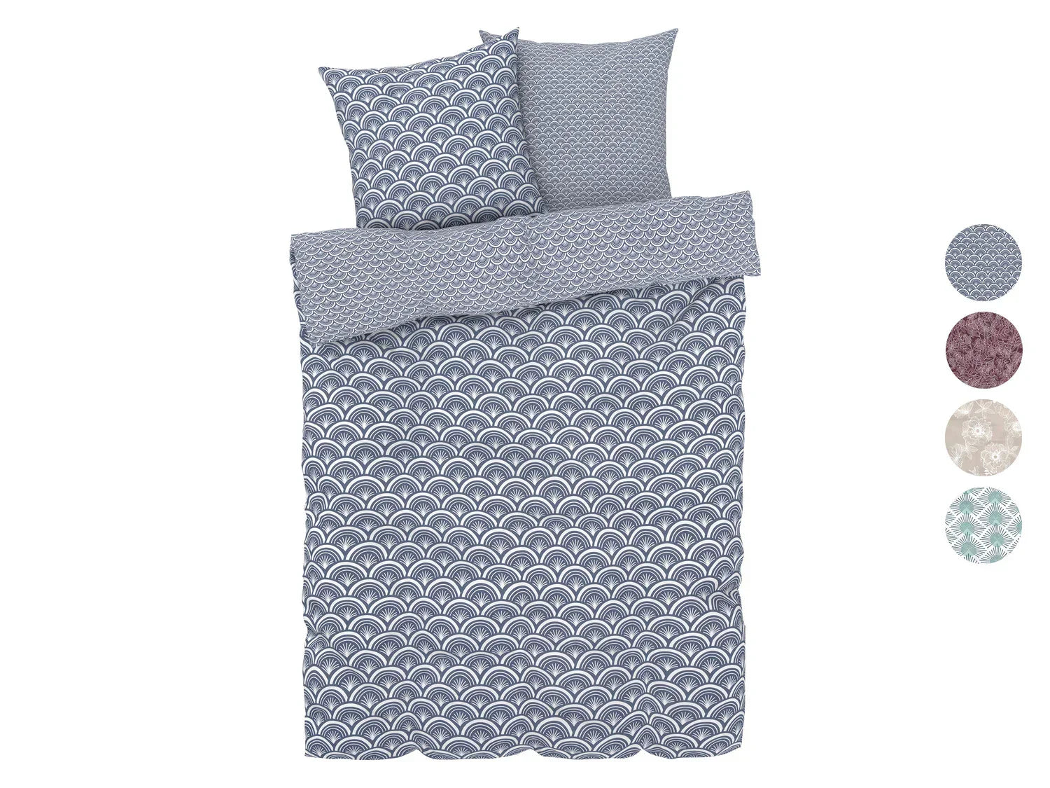 LIVARNO home Linge de lit en satin rversible, 240 x 220 cm