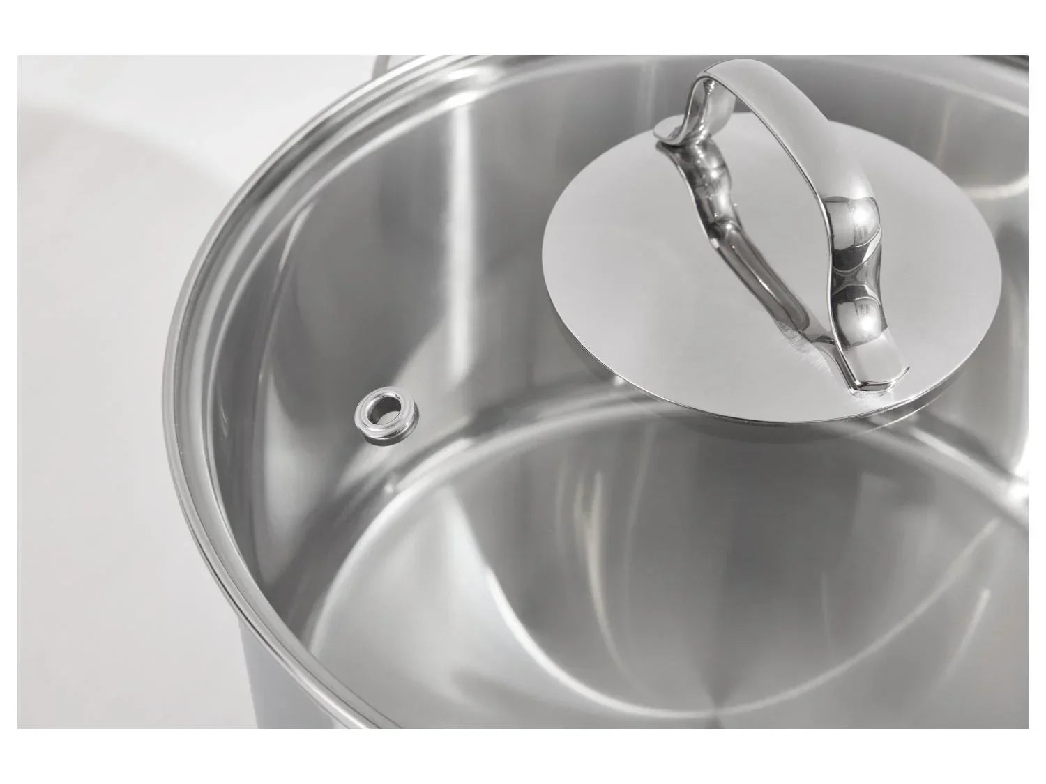 SILVERCREST Faitout premium en acier inoxydable,  24 cm