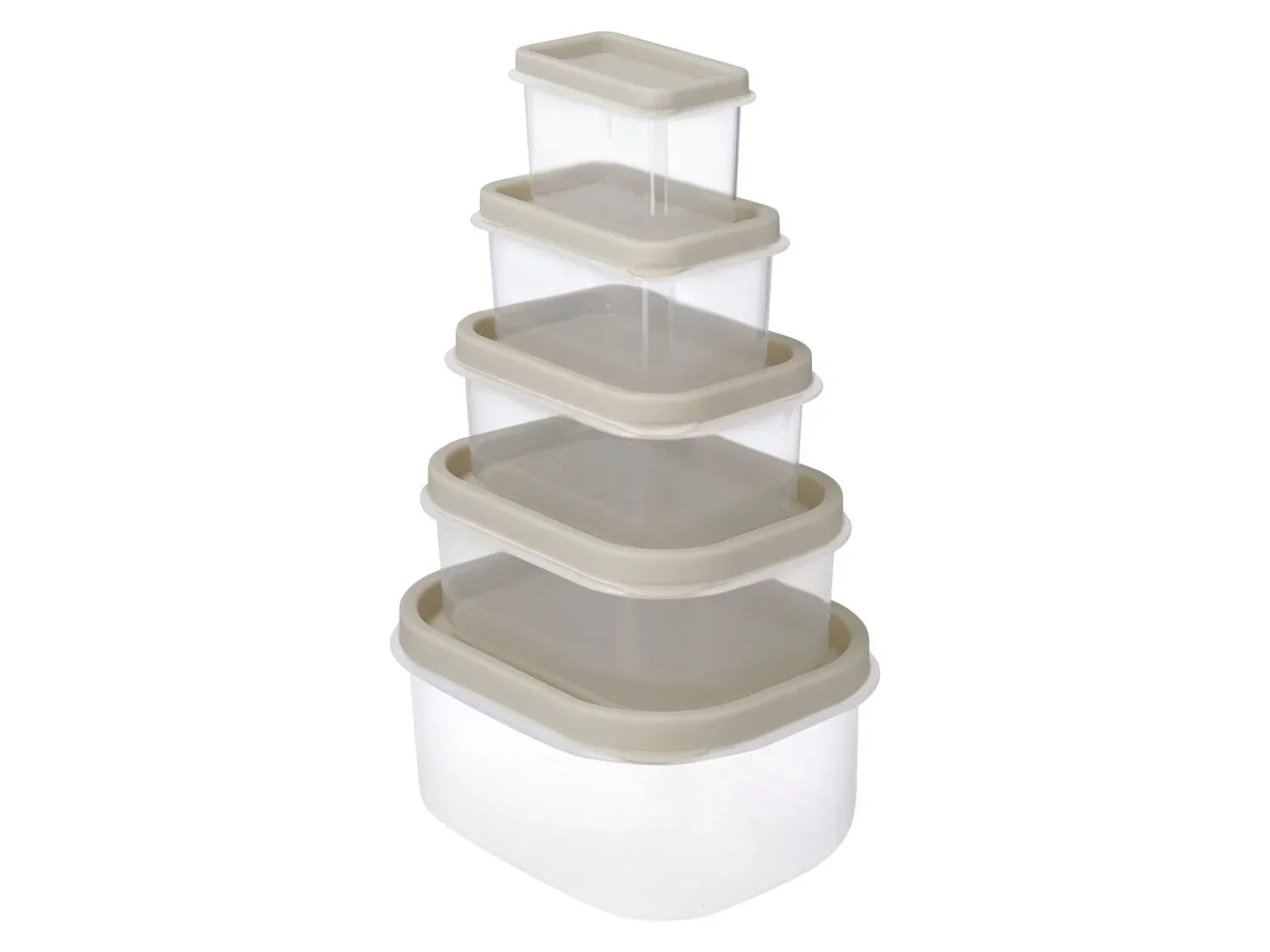 SILVERCREST Set de 5 botes de conservation