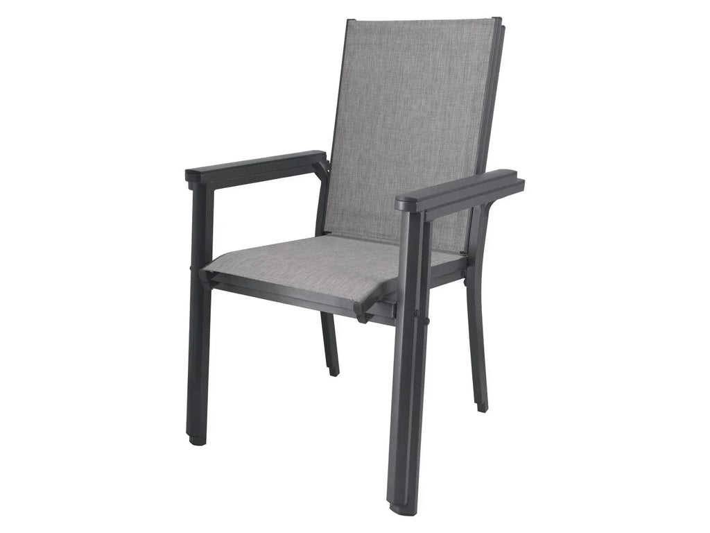 LIVARNO Table de jardin + Lot de 4 fauteuils en aluminium Houston