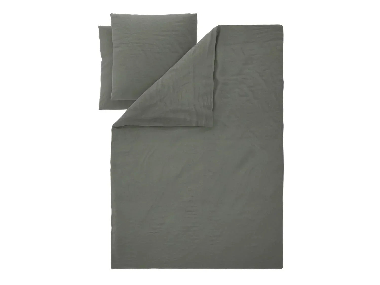 LIVARNO Parure de lit en coton et lin, 260 x 240 cm