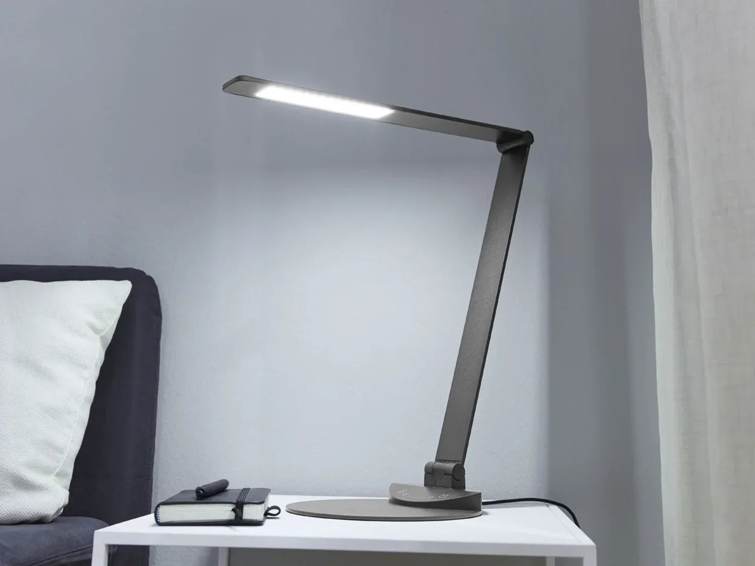 LIVARNO home Lampe de bureau LED avec bras flexible, 6,5 W