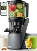 Canoly C16 Cold Press Juicer 6 Extra Wide Feed Chute 3 IN 1 Strainers AC Brushless Motor