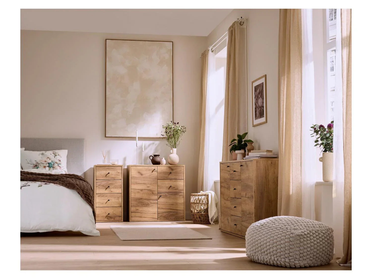 LIVARNO Commode Verona, 40 x 80 x 35 cm, imitation chne