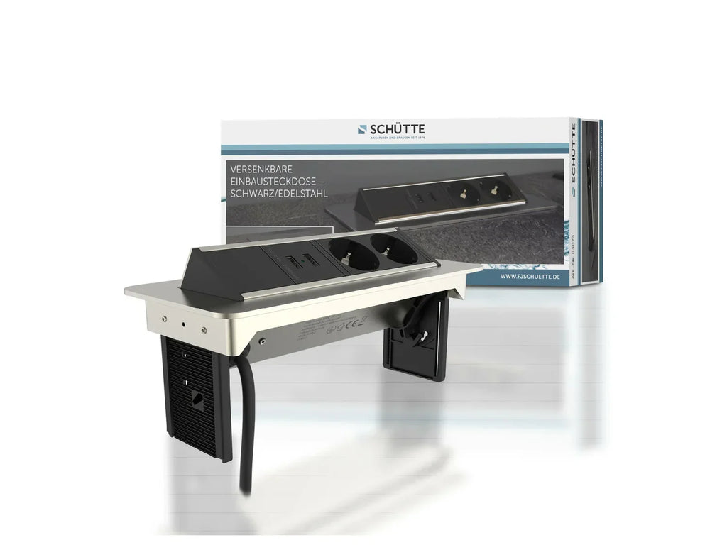 Schtte Bloc multiprises encastrable pour plan de travail