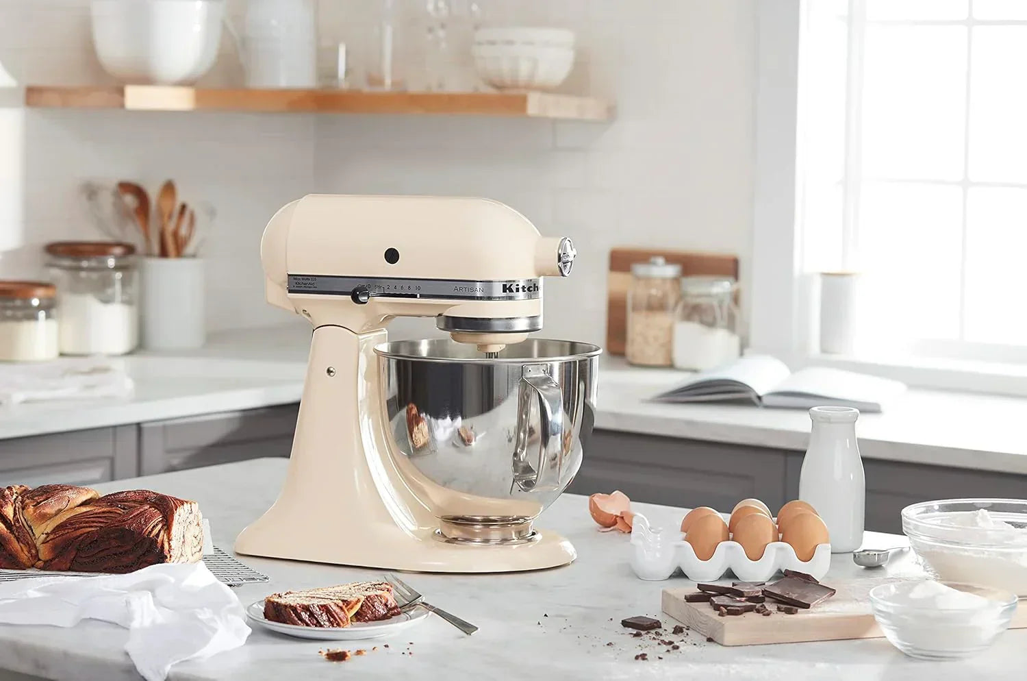 KitchenAid Artisan 5-Quart Tilt-Head Stand Mixer with Pour Flap