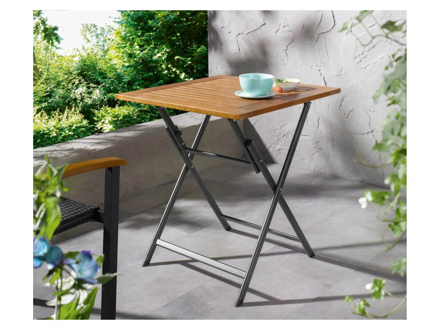 LIVARNO Table de jardin + Lot de 2 fauteuils en rsine tresse Valencia