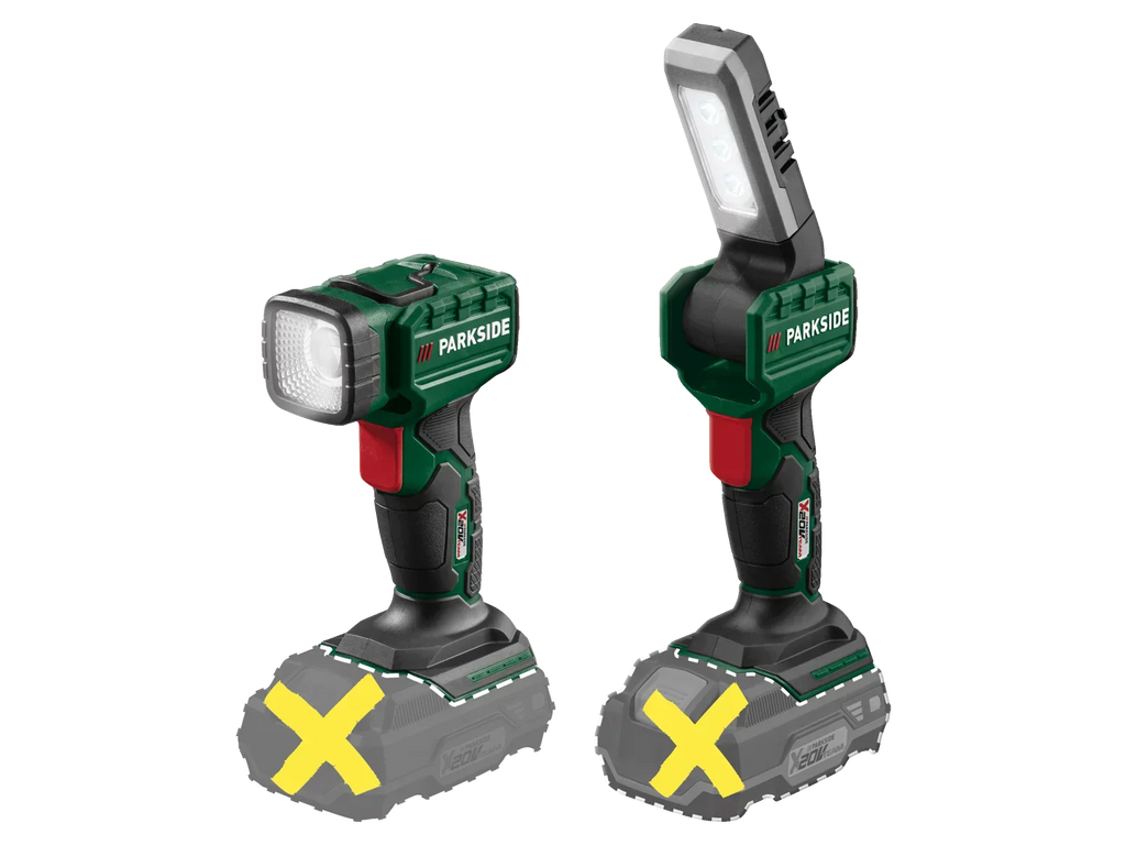 PARKSIDE Lampe torche  LED, 280 lm, 20 V