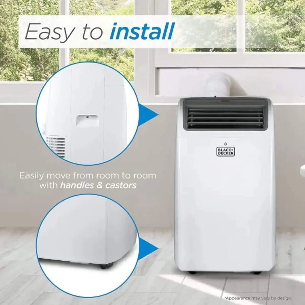 BLACK+DECKER Air Conditioner 14,000 BTU Air Conditioner Portable for Room up to 700 Sq. Ft.
