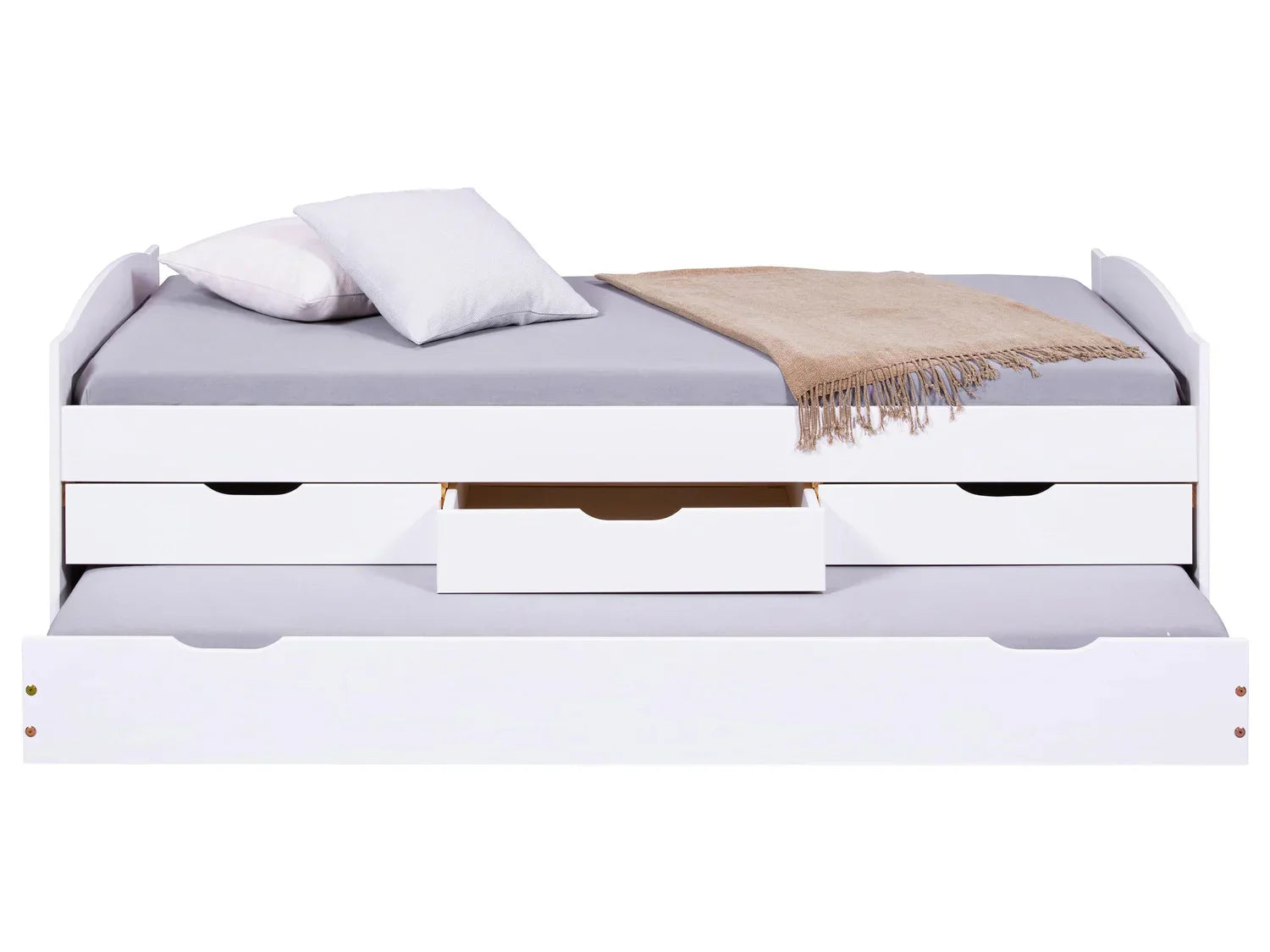 Inter Link Lit banquette 3 tiroirs, 205 x 63 x 96 cm