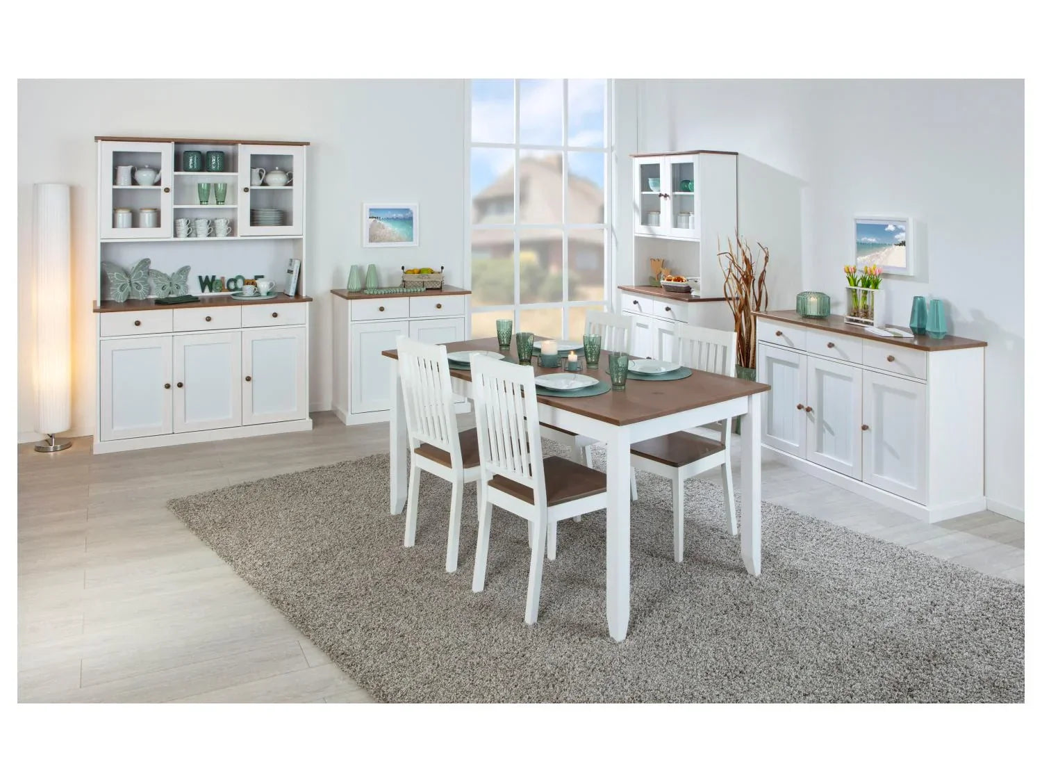 Inter Link Table de salle  manger Westerland, 160 x 90 x 75 cm