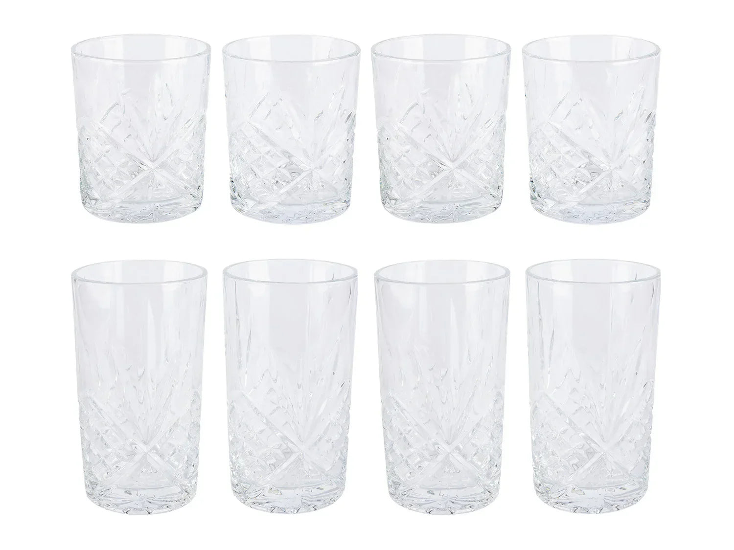 ERNESTO Lot de 4 verres  long drink ou  whisky