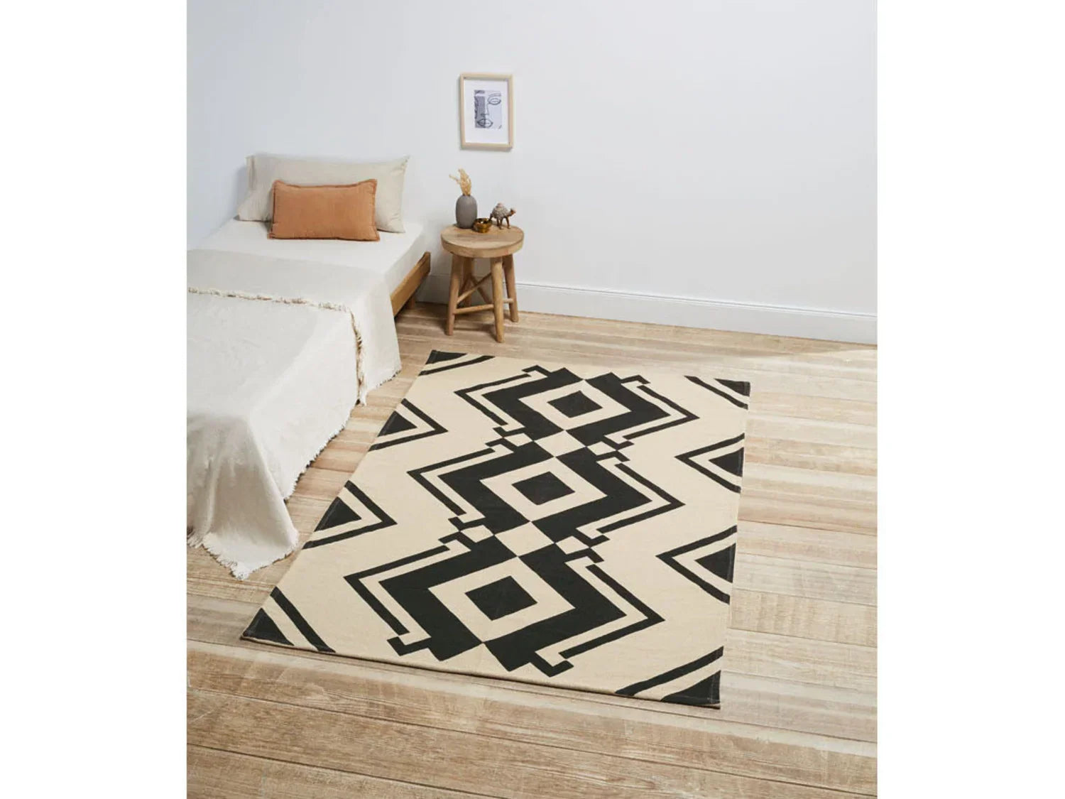 LIVARNO home Tapis en coton, 140 x 200 cm