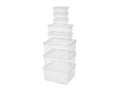 LIVARNO home Lot de 8 botes de rangement