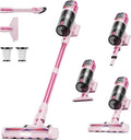 Cordless Vacuum Cleaner,55KPa 650W 65Mins Vacuum Cleaners for Home,Stick Vacuum with LED Display Anti tangle Brush and Self Standing Design,Vacuum Cleaner for Hardwood Floors,Carpet,Pet Hair,Car