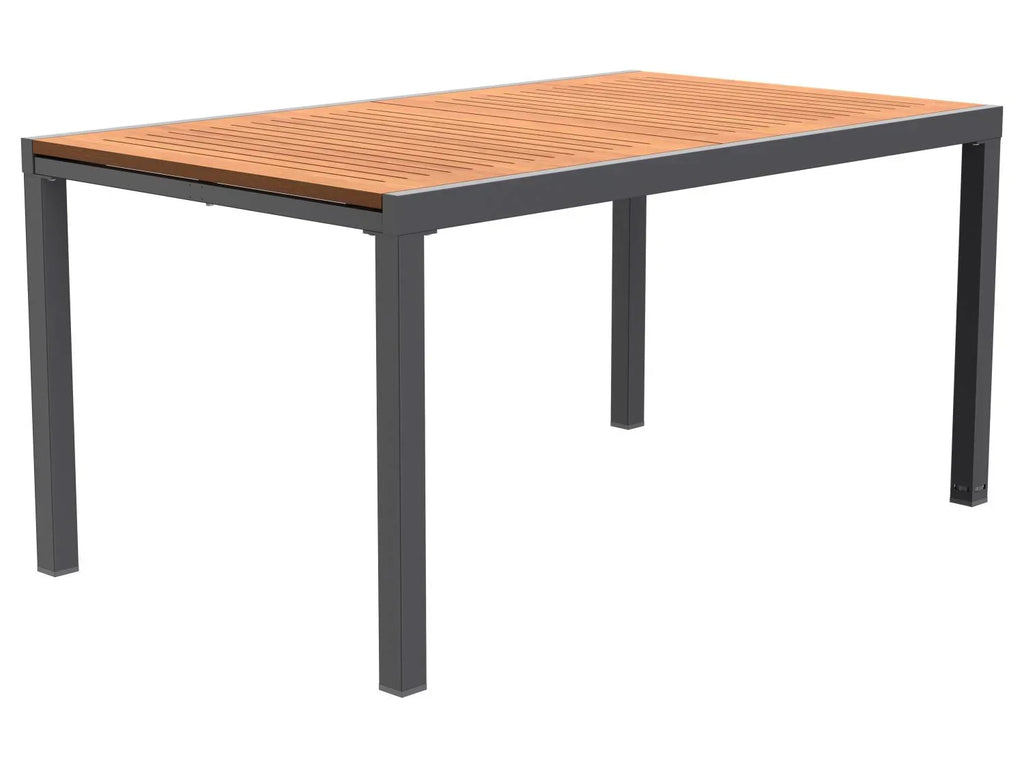 LIVARNO home Ensemble en rsine tresse  Valencia , 5 pices - table extensible & 4 fauteuils pliants