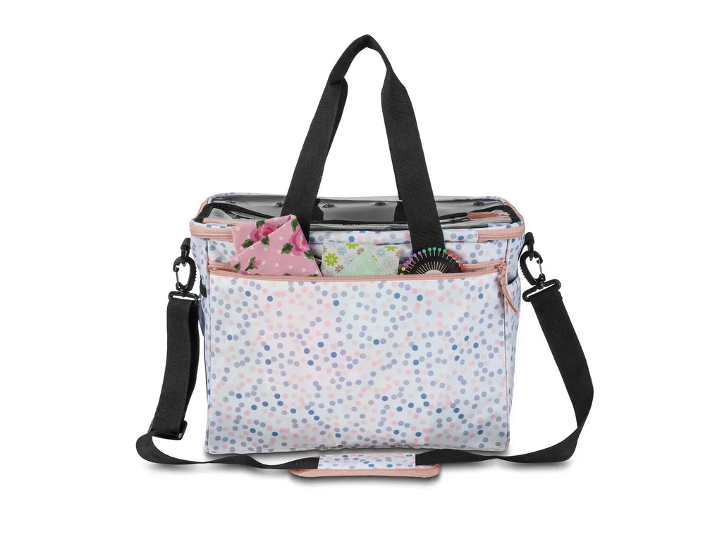TOPMOVE Sac pour accessoires de tricot ou trolley pour machine  coudre