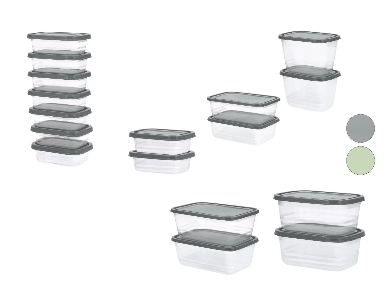 SILVERCREST Set de 17 botes de conservation