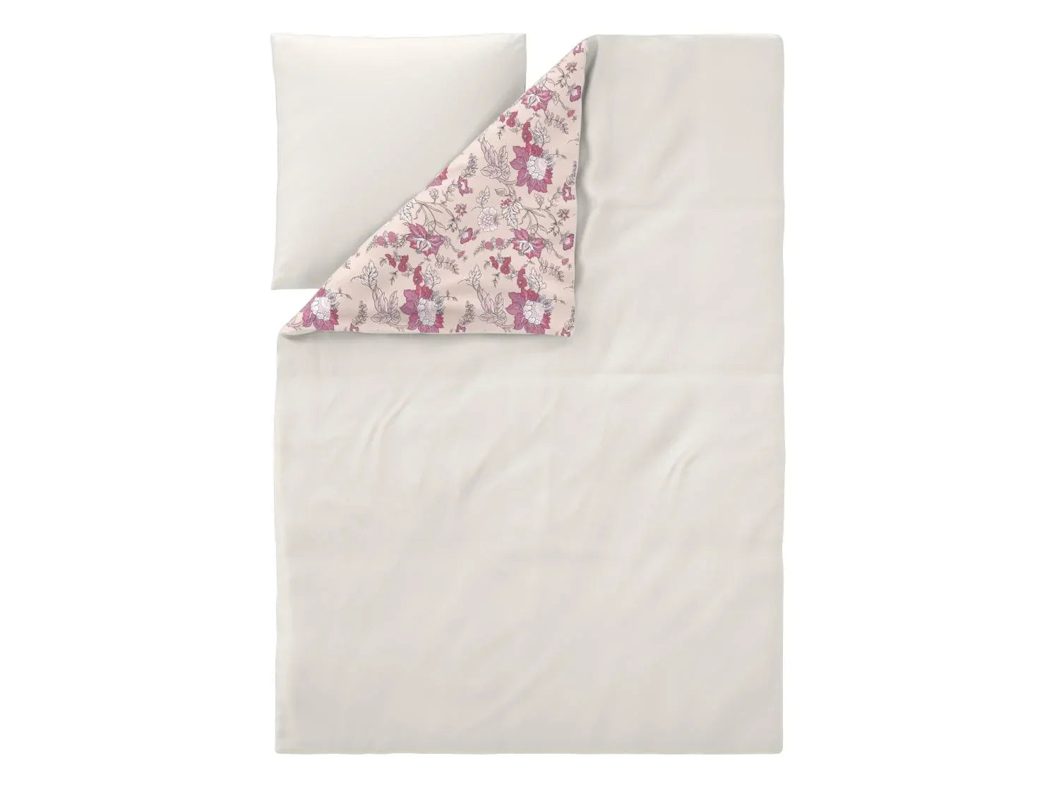LIVARNO Parure de lit ou parure de lit double face en satin, 140 x 200 cm