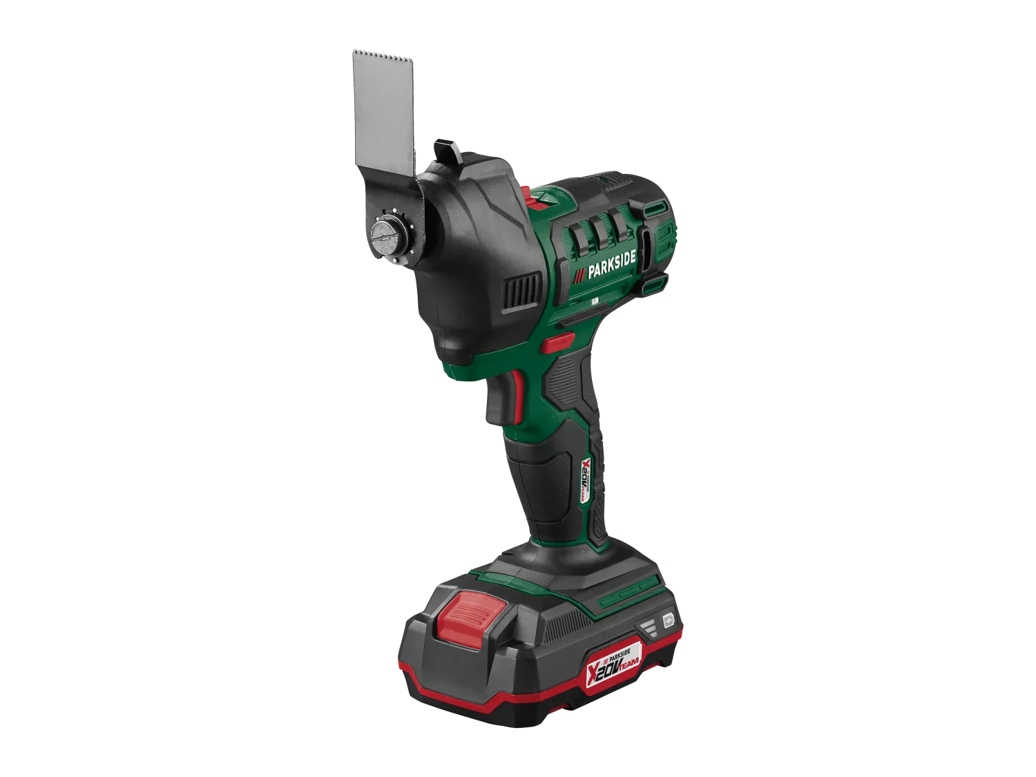 PARKSIDE Set appareil multifonction sans fil PKGA 20-Li C2 + batterie + chargeur, 20 V