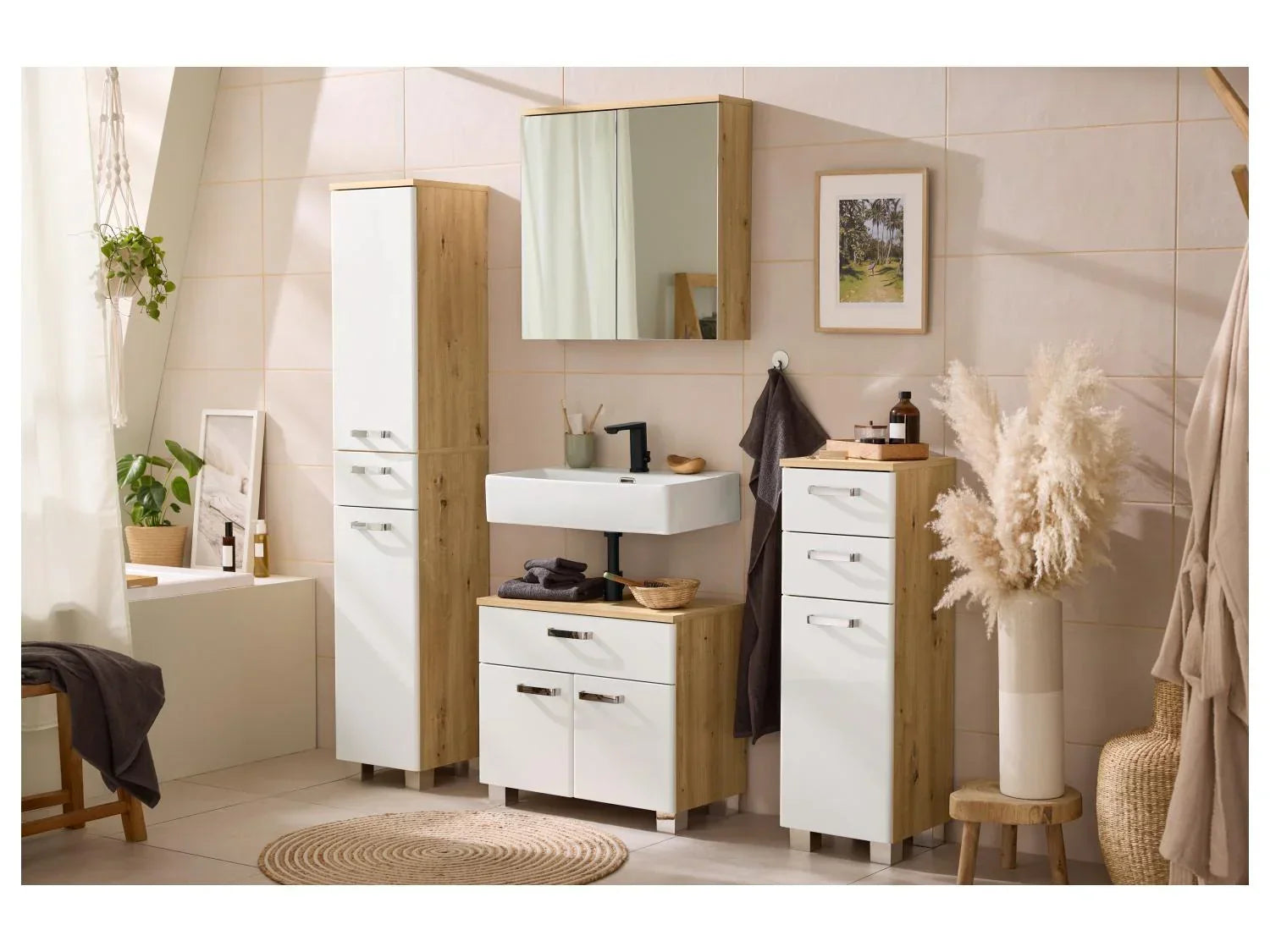 LIVARNO Colonne de salle de bain premium Palermo