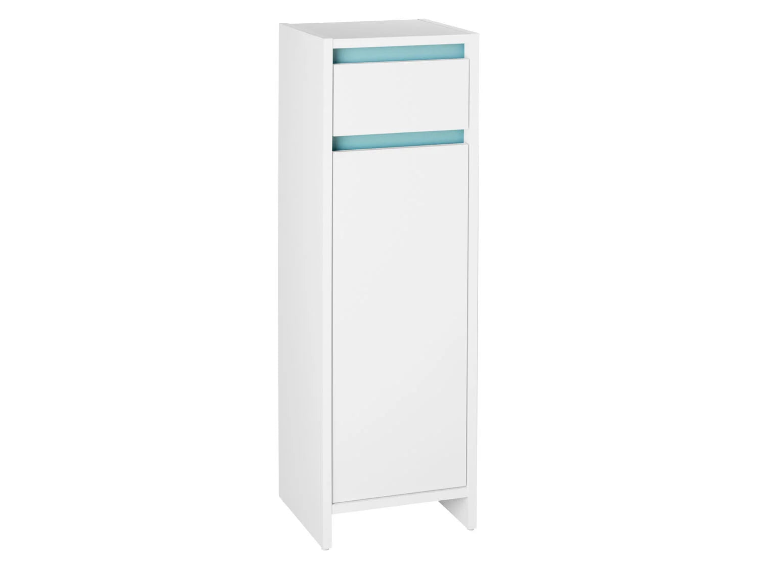 LIVARNO home Armoire latrale de salle de bains Oslo, 32 x 99 x 30 cm, blanche
