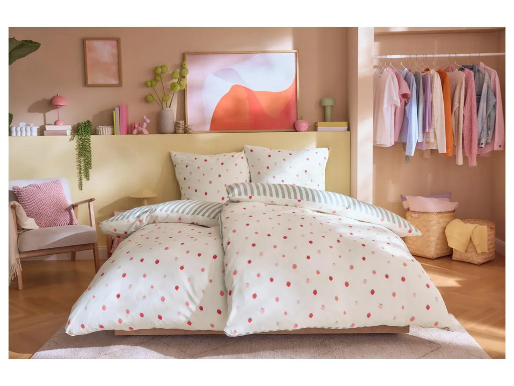 LIVARNO Parure de lit en satin microfibre, 140 x 200 cm