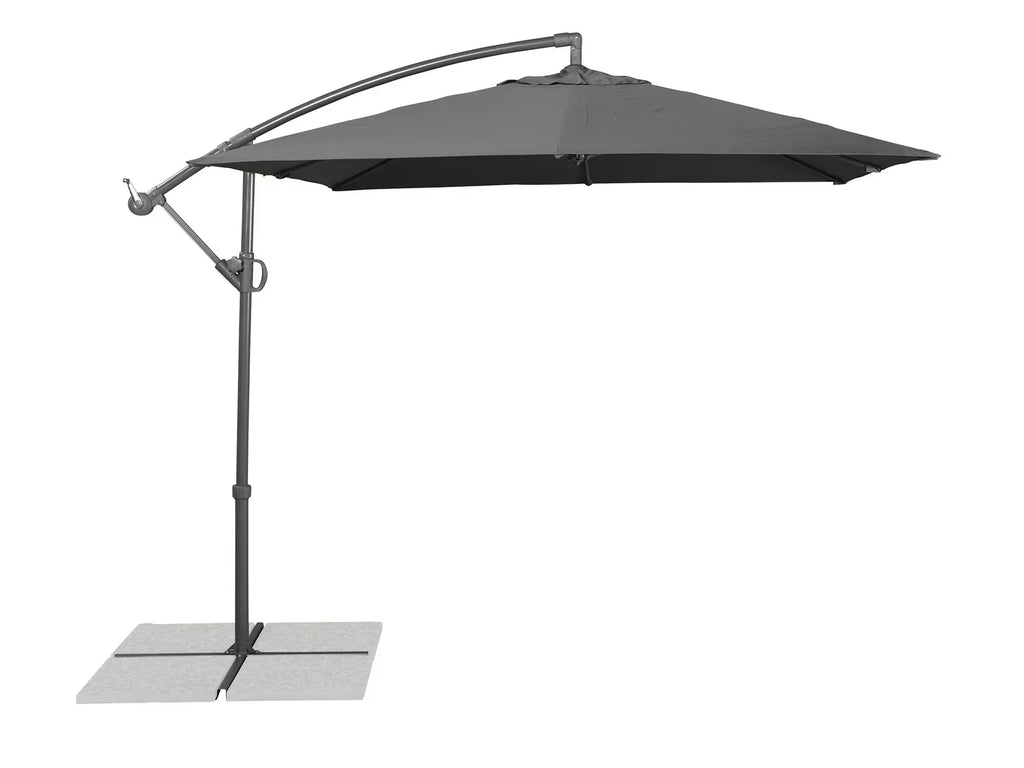 LIVARNO home Parasol dport carr 2,5 x 2,5 m, anthracite