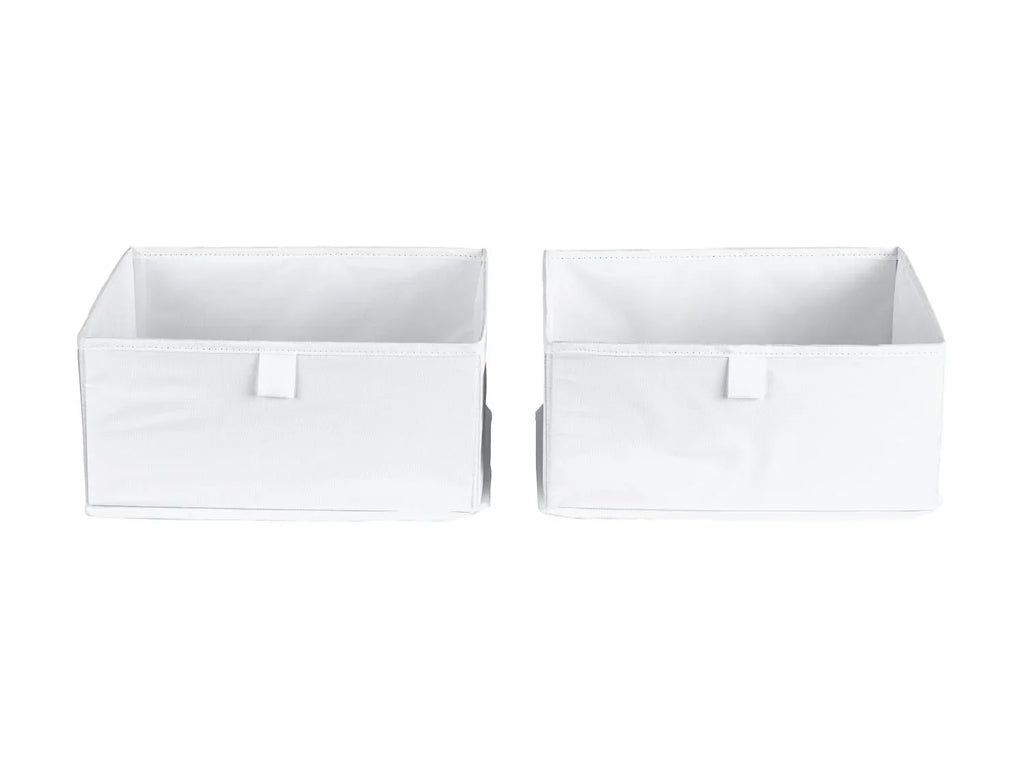W5 Lot de 2 botes de rangement
