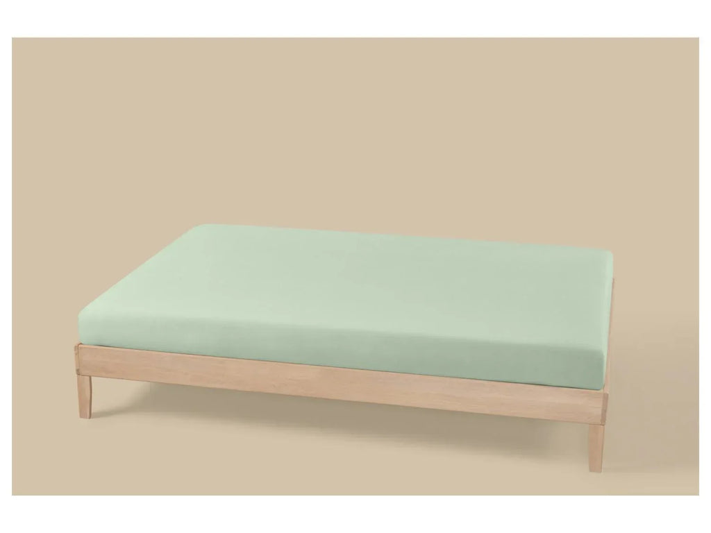 LIVARNO Lot de 2 draps-housses en jersey, 140-160 x 200 cm