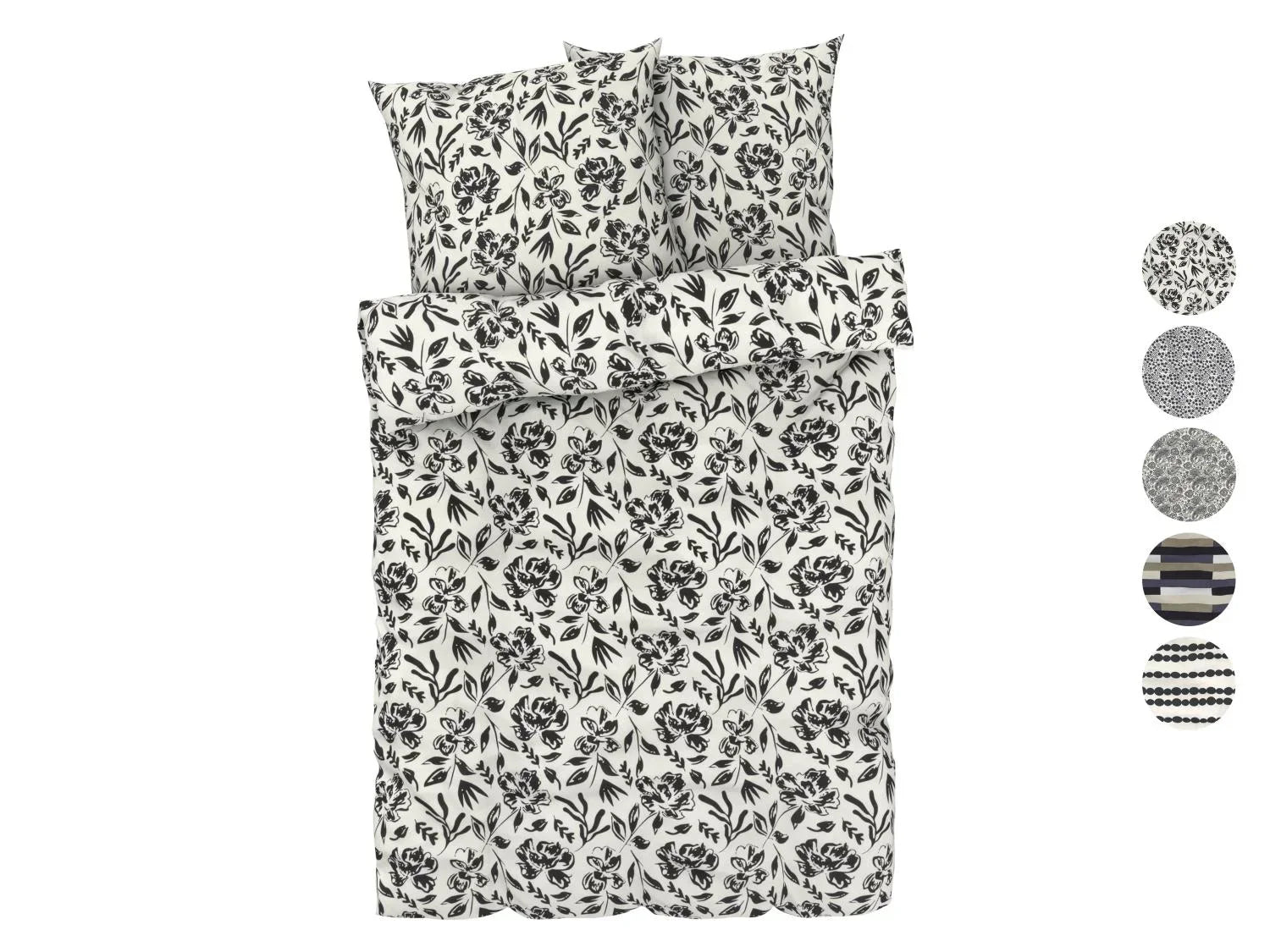 LIVARNO home Parure de lit en satin microfibre, 260 x 240 cm