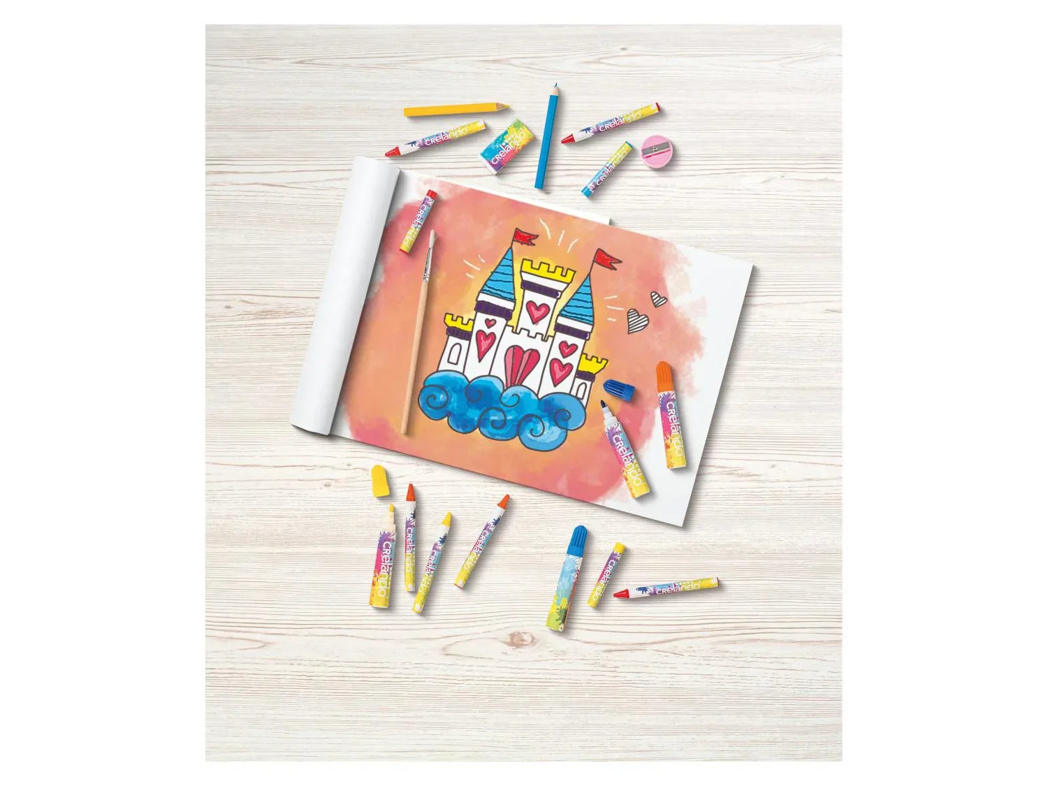crelando Mallette de coloriage enfant