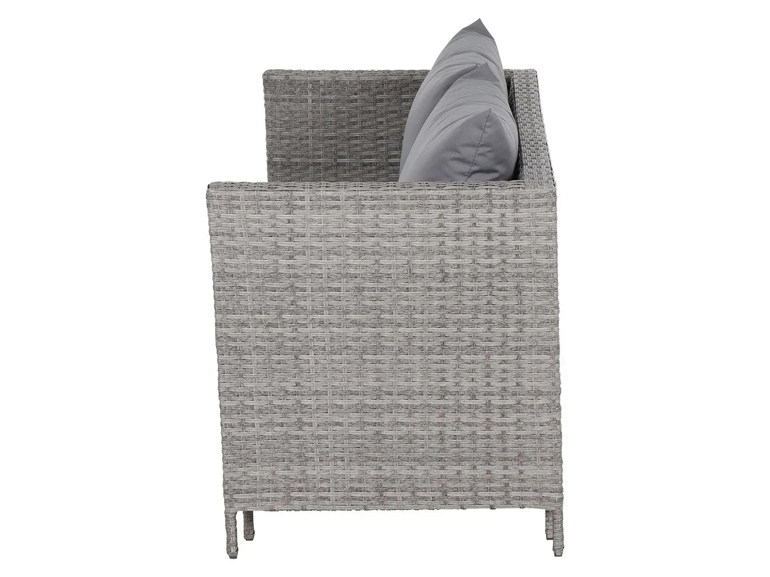 Gardamo Ensemble de jardin Vigo Lounge, 4 pices, gris