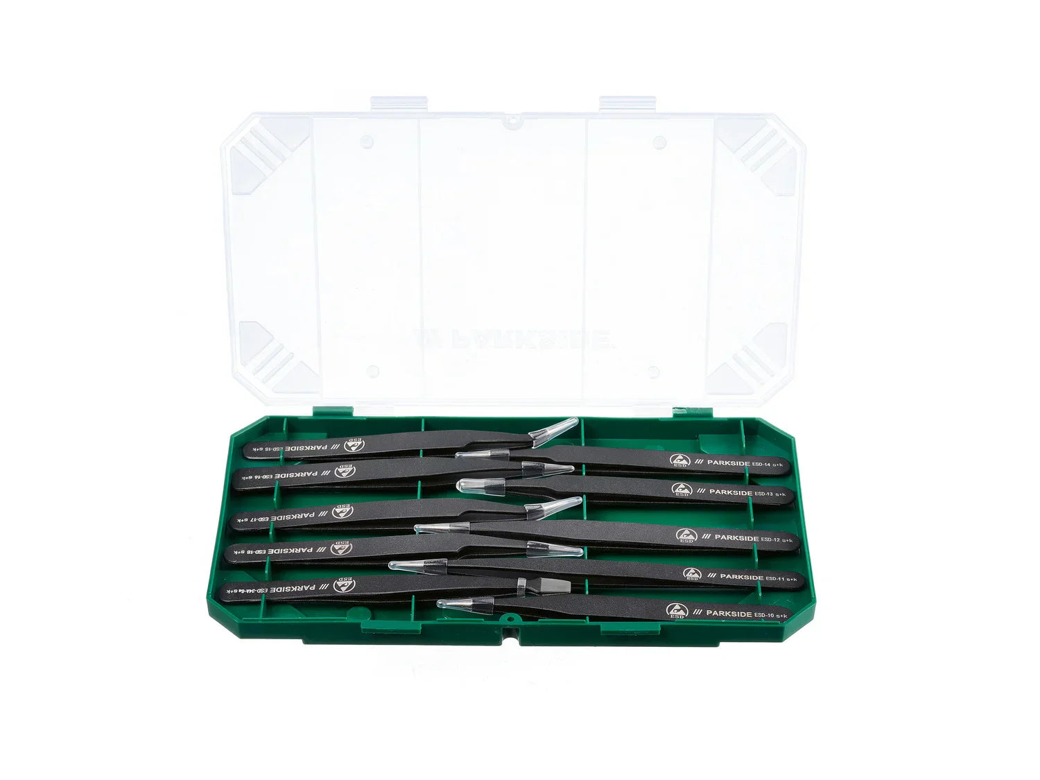 PARKSIDE Set de 10 pincettes antistatiques