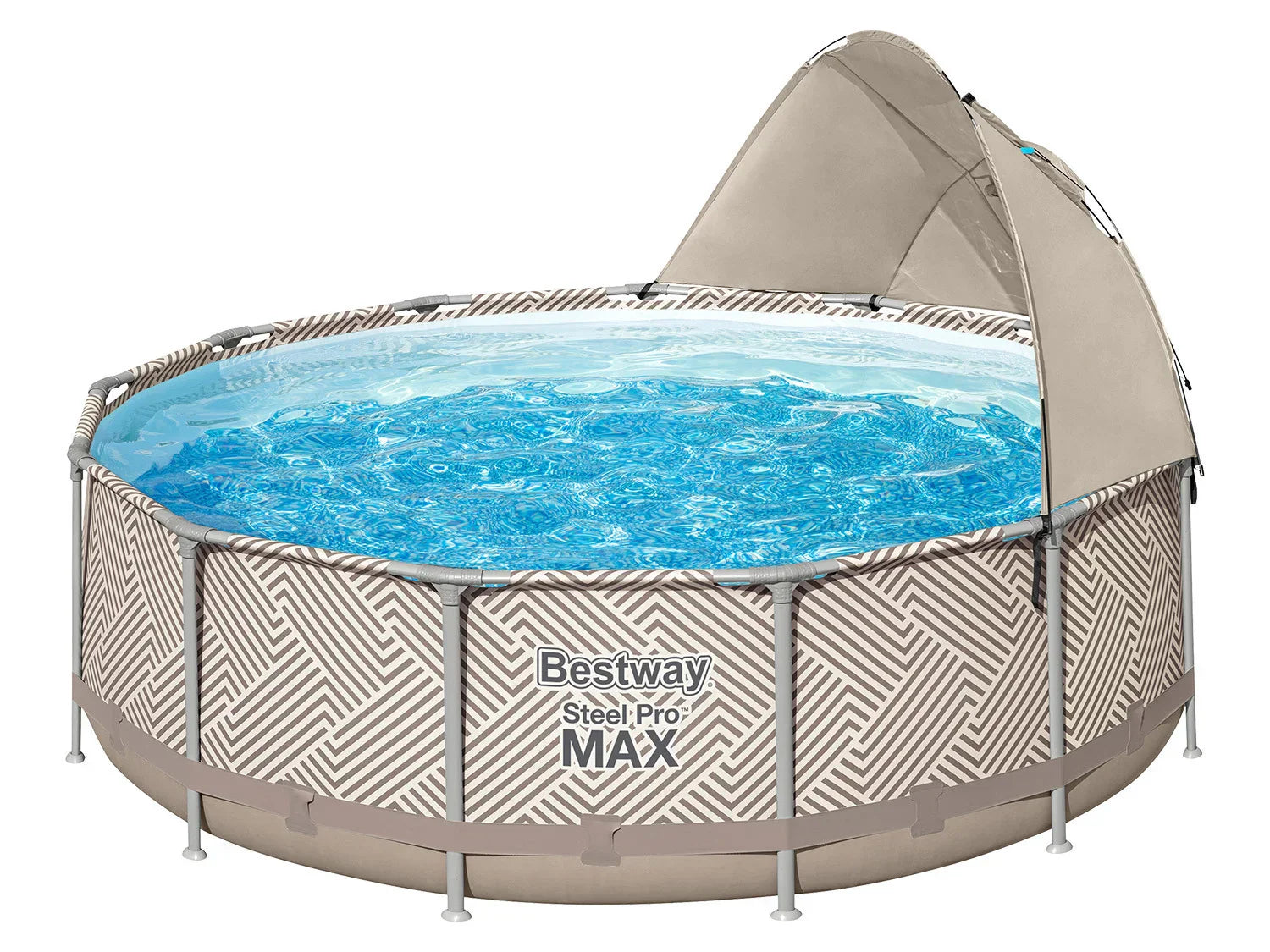 Bestway Piscine avec pompe de filtration et abri