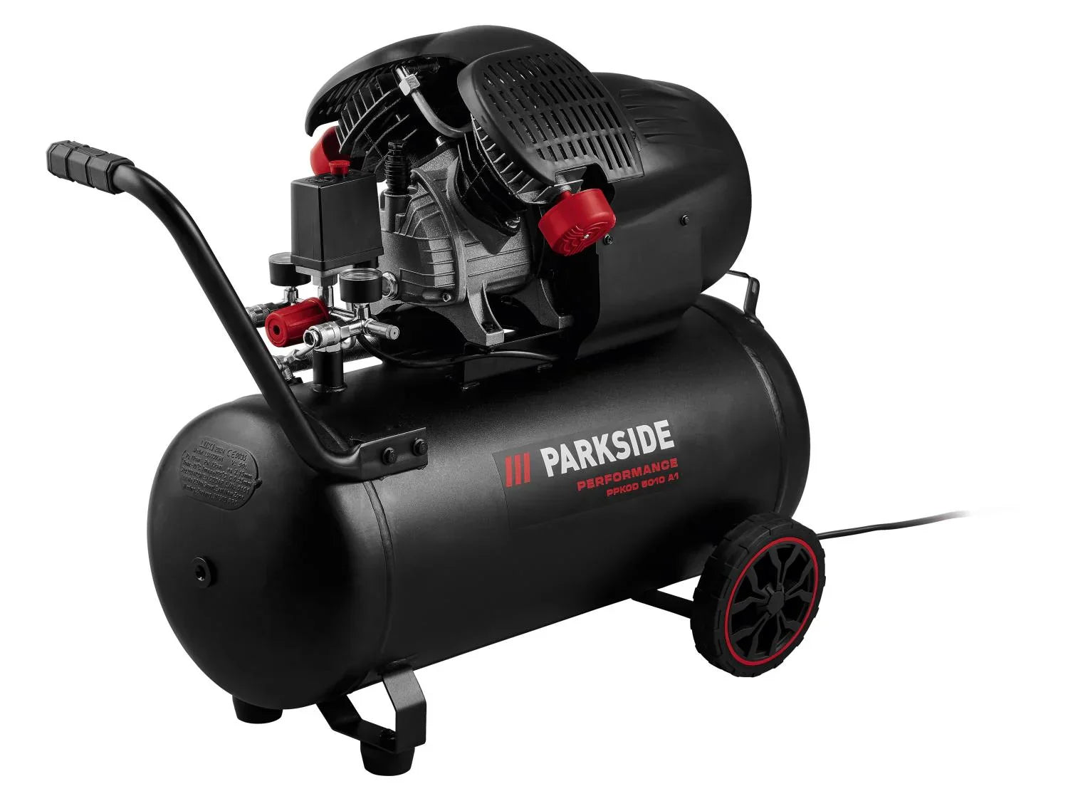 PARKSIDE PERFORMANCE Compresseur  double cylindre PPKOD 5010 A1, 10 bar, 50 L, 2200 W