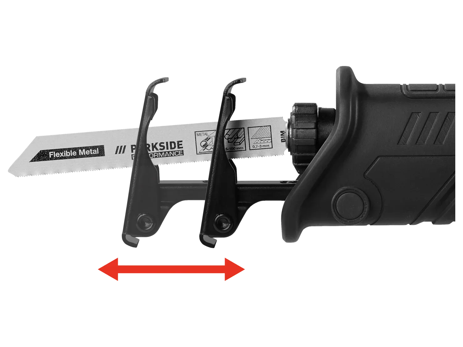 PARKSIDE PERFORMANCE Scie sabre sans fil PSSAP 2028 B2, 20 V
