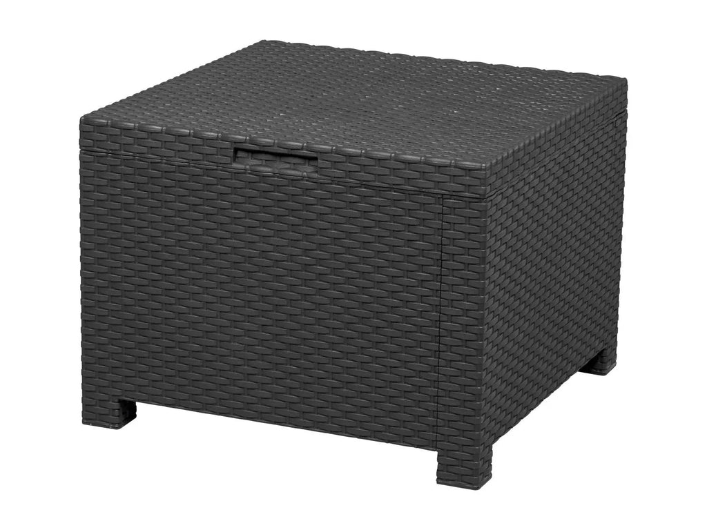 LIVARNO home Salon de jardin, 4 pices, anthracite/gris