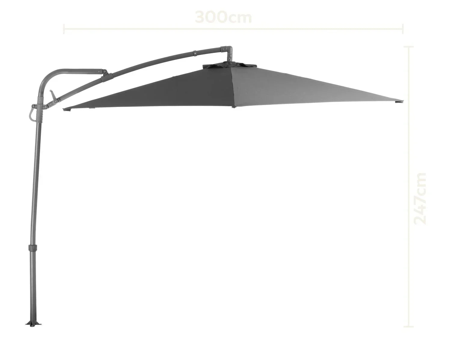 LIVARNO Parasol dport, 3 m