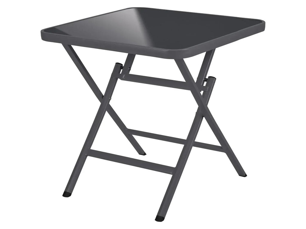 LIVARNO Table de jardin + Lot de 2 fauteuils en aluminium Houston
