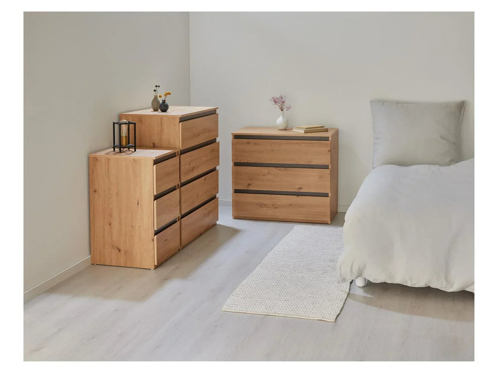 LIVARNO home Commode Genve, 80 x 78 x 48 cm, imitation chne
