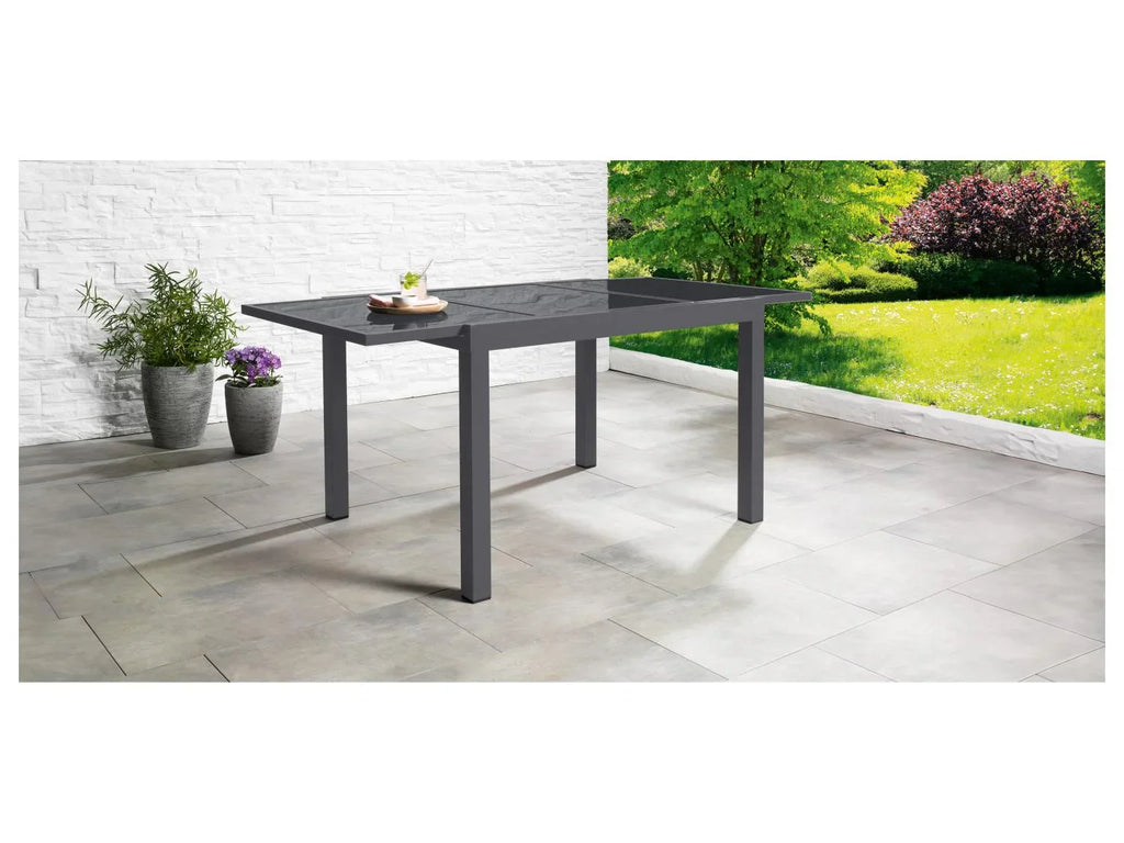 LIVARNO home Table de jardin Houston + Lot de 6 fauteuils Toronto