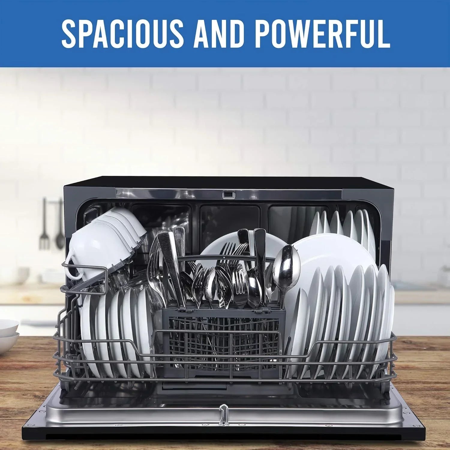 Farberware Compact 6-Station Dishwasher Portable Mini Countertop Dishwasher